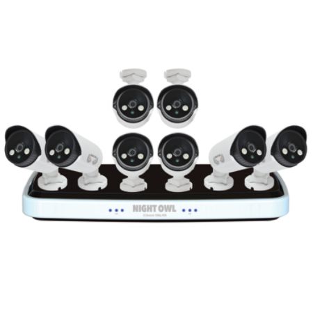Night Owl NVR10-882 8-Channel Surveillance System With 8 IP Cameras