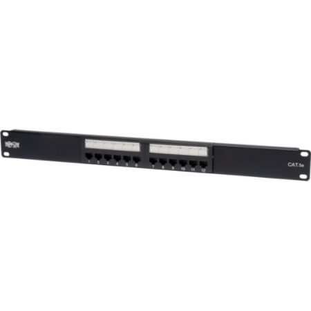Tripp Lite N052-012 12-Port Cat5e Network Patch Panel