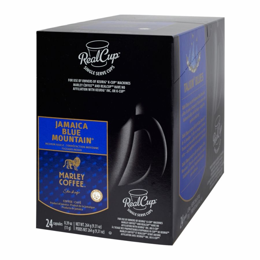 Marley Coffee Talkin' Blues Jamaica Blue Mountain&reg; Coffee Capsules, 9.31 Oz., Box Of 24