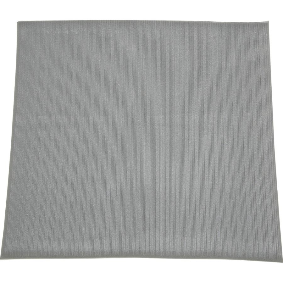 SKILCRAFT 7220-01-582-6228 Anti-fatigue Mat - 3' Length x 2' Width x 0.37" Thickness Overall - Vinyl - Gray