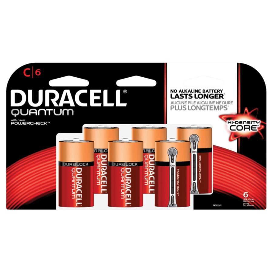 Duracell Quantum Alkaline C Batteries Pack