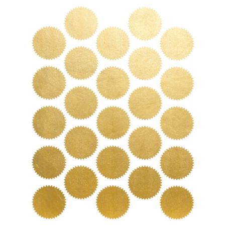 St. James Design Bond™ Imprintable Gold Foil Seals, 1 3/4" Diameter ...
