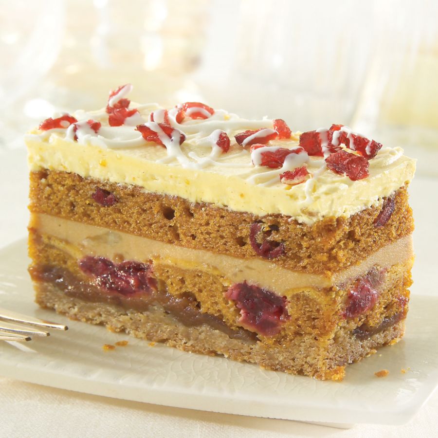 Sweet Street Desserts Pumpkin Cranberry Stack Cake, 8 Servings
