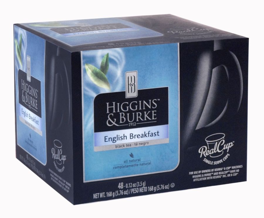 Higgins & Burke English Breakfast Tea RealCup&trade; Capsules, 5.08 Oz. Box Of 48