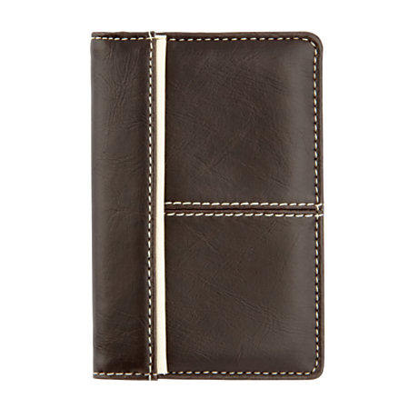FORAY Business Card Wallet Brown by Office Depot & OfficeMax