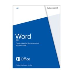 Microsoft&reg; Office Word 2013, English Version, Product Key