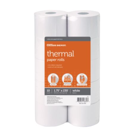 Office depot thermal paper 2 1/4 picture