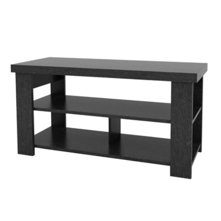 Ameriwood&reg; TV Stand for 47&rdquo; TV, 23 3/10"H x 47 1/2"W x 19 1/2"D, Black Ebony Ash