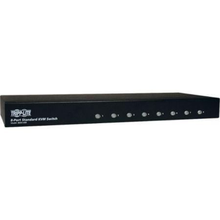 Tripp Lite 8-Port 1U Rackmount KVM Switch - Steel Housing