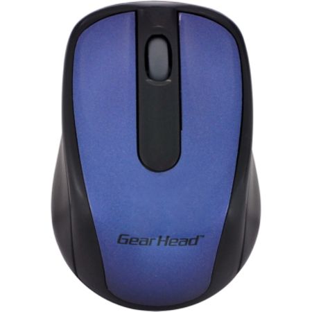 Gear Head&trade; Wireless Optical Nano Mouse, Blue