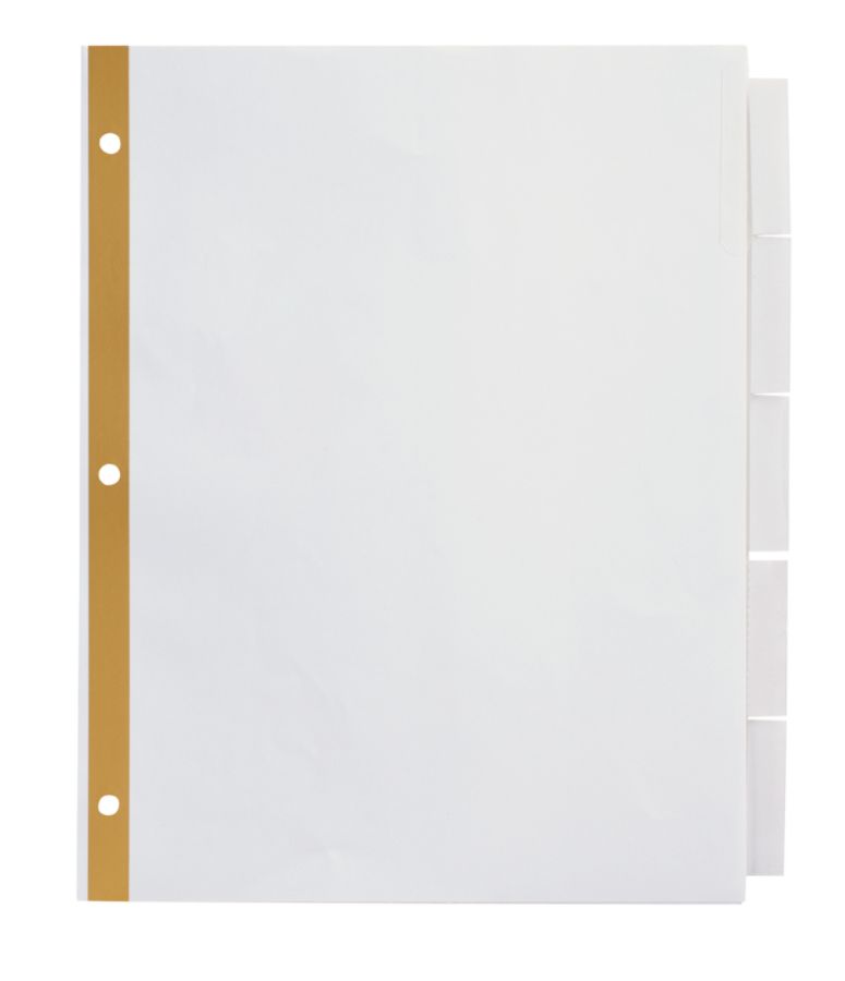 Office Depot Brand Insertable Dividers With