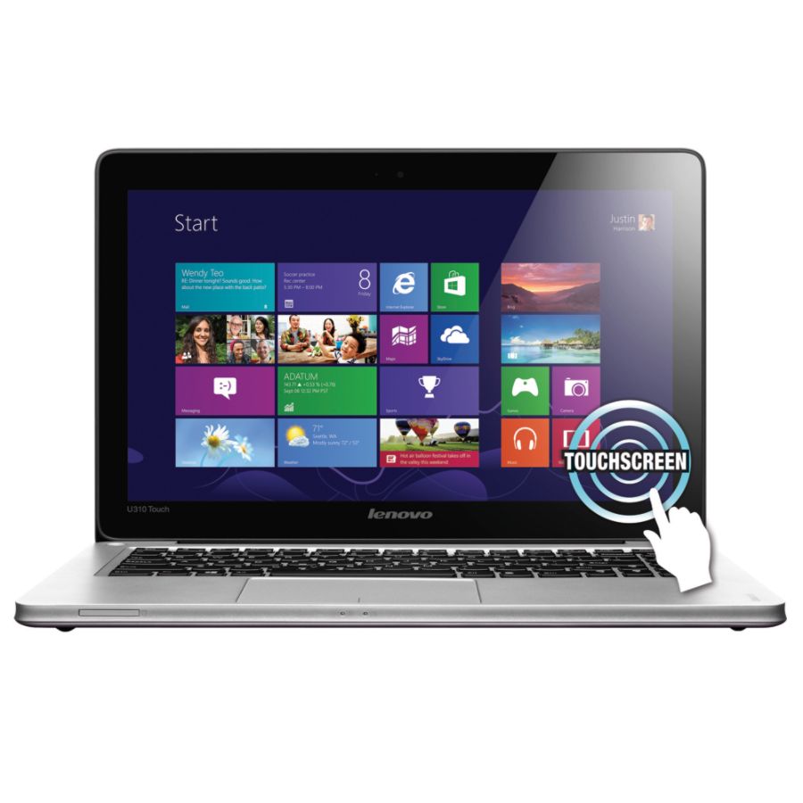 Lenovo&reg; IdeaPad&reg; U310 Touch (59365302) Laptop Computer With 13.3" Touch-Screen Display & 3rd Gen Intel&reg; Core&trade; i5-3337U Processor