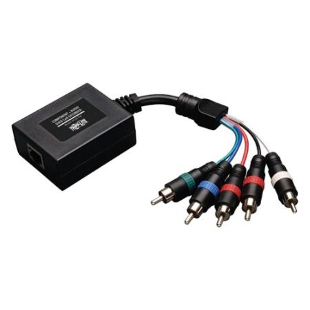 Tripp Lite Component Video with Stereo Audio over Cat5 / Cat6 Extender, Receiver