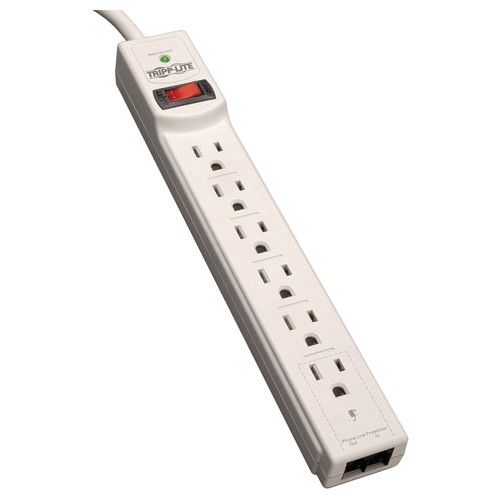 Tripp Lite Protect It TLP608TEL 6-Outlets Surge Suppressor