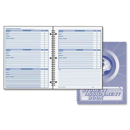 Student assignment notebook image