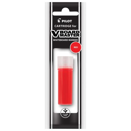 Pilot&reg; V-Board Master BeGreen Dry-Erase Marker Refill, Red