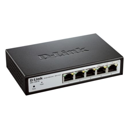 D-Link DGS-1100-05 EasySmart 5-Port Gigabit Switch
