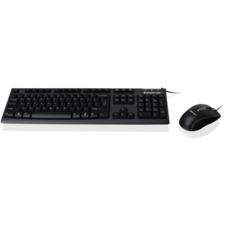 IOGEAR Spill-Resistant Wired Keyboard and Mouse Combo GKM513 (Black)