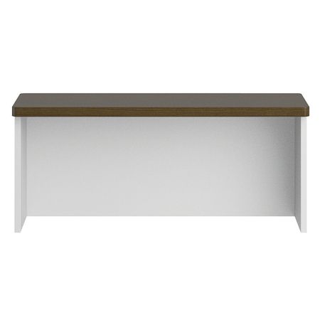 BBF Sector Vertical Storage Shelf, 24"H x 15 11/16"W x 20 1/2"D, Mocha Cherry, Premium Installation Service