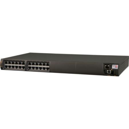 Microsemi High-Power, 12-Port Full Power (36W per port), Managed, Gigabit PoE Midspan, DC and AC Input