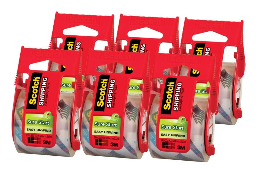 Scotch 145 Packaging Tape In Dispenser