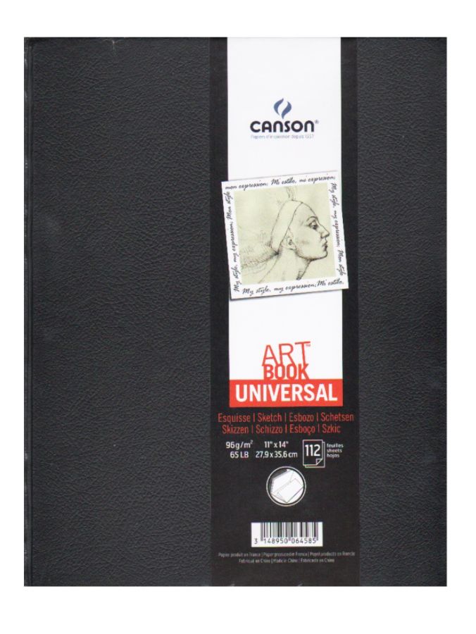 Canson Art Book Universal Sketchbook Hardbound 11 X 14 By Office Depot ...