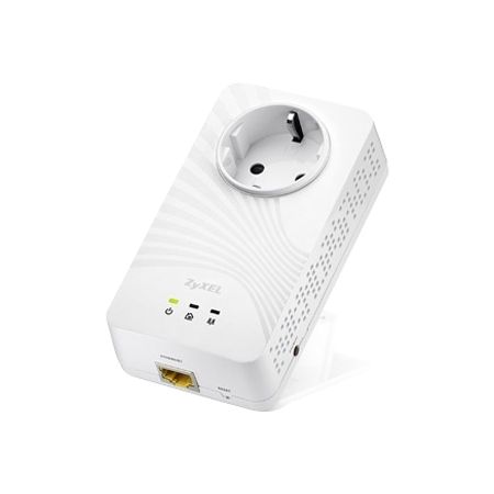 ZyXEL 600 Mbps Powerline Gigabit Pass-Thru Ethernet Adapter