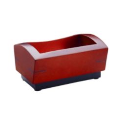 Rolodex&reg; Executive Woodline II Business Card Holder, Mahogany