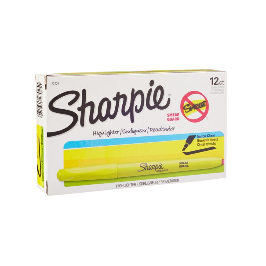 Sharpie Accent Pocket Highlighters Fluorescent Yellow