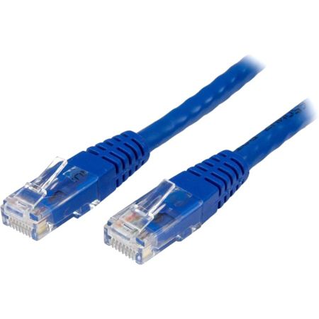 StarTech.com 8 ft Blue Molded Cat6 UTP Patch Cable - ETL Verified