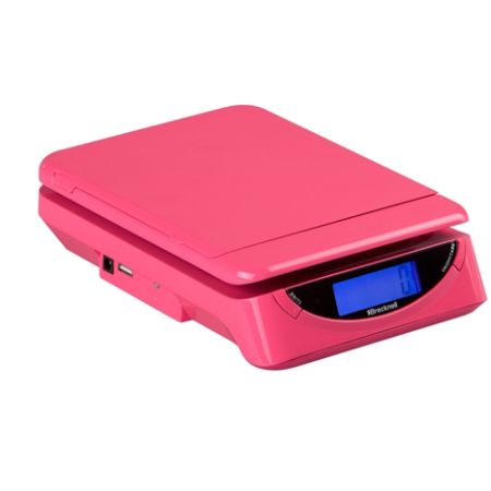 Brecknell&reg; Electronic Postal Scale, 25-Lb Capacity, Pink