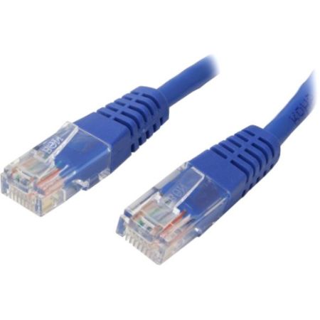 StarTech.com 6 ft Cat5e Blue Molded RJ45 UTP Cat 5e Patch Cable - 6ft Patch Cord - 10 Pack