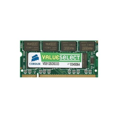 Corsair Value Select 512 MB DDR SDRAM Memory Module