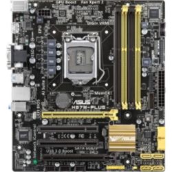 Asus H87M-PLUS/CSM Desktop Motherboard - Intel H87 Express Chipset - Socket H3 LGA-1150 - Retail Pack