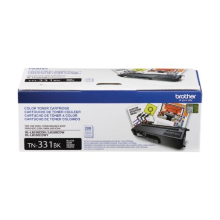 Brother&reg; TN-331BK Toner Cartridge, Black