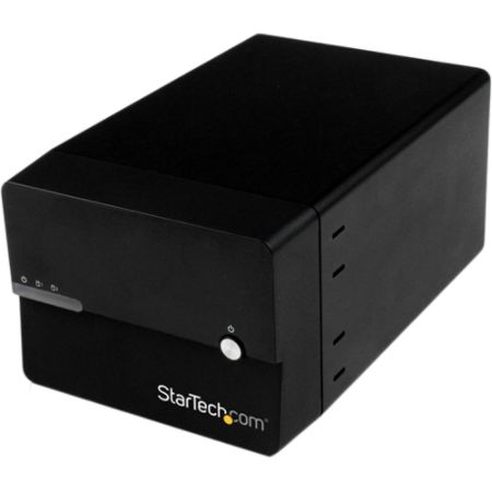 StarTech.com Dual Bay Gigabit NAS RAID Enclosure for 3.5" SATA Hard Drives w/ WebDAV and Media Server