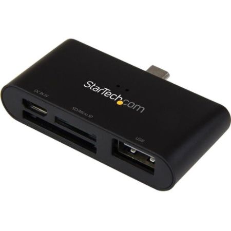 StarTech.com On-the-Go USB card reader for mobile devices - supports SD & Micro SD cards