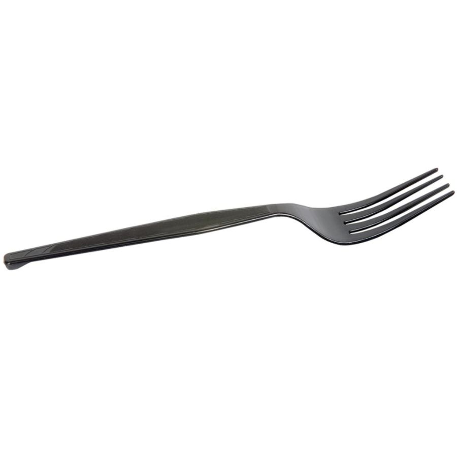 Dixie Polystyrene Forks Black Pack Of