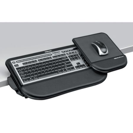 Fellowes&reg; Tilt 'n Slide Pro&trade; Keyboard Manager, Black
