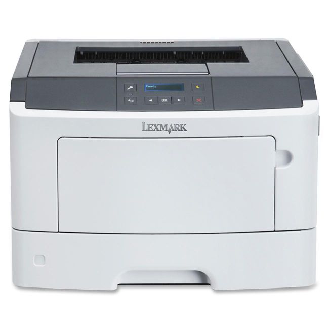 Lexmark MS410D Laser Printer - Monochrome - 1200 x 1200 dpi Print - Plain Paper Print - Desktop