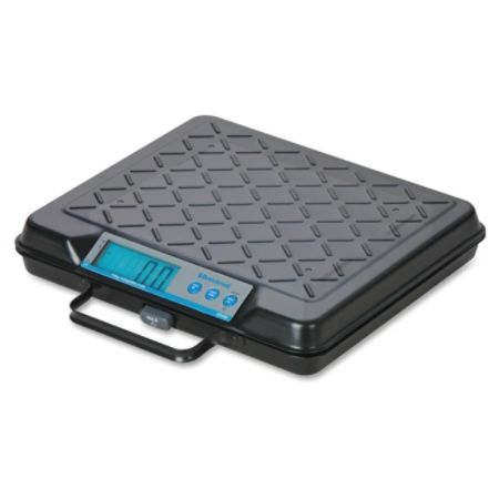 Brecknell Electromechanical Digital Bench Scale - 250 lb / 110 kg Maximum Weight Capacity - Ribbed, Steel - Black