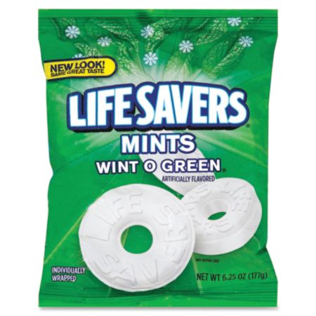 Life Savers&reg;, Wint-O-Green&reg; Mints, 6.25 Oz Bag