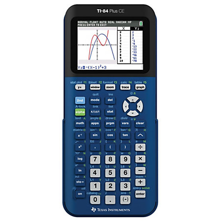 Texas Instruments TI 84 Plus CE Graphing Calculator by Office Depot