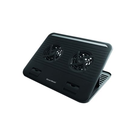 Gear Head Dual-Cool Notebook Stand, black