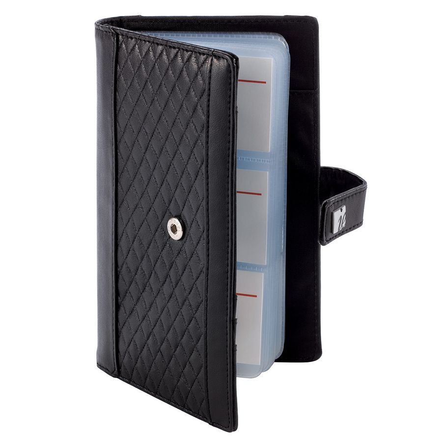 i.e. Snap Business Card Holder Black Argyle by Office Depot & OfficeMax