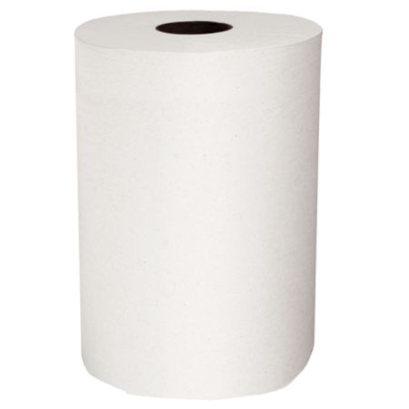 Scott&reg; 70% Recycled Slimroll&trade; Roll Towels, 12 1/4" x 8 1/2", White, 6 Rolls Per Case
