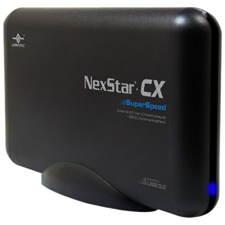 Vantec NexStar CX NST-310S3-BK Drive Enclosure External - Black