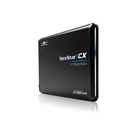 Vantec NexStar CX NST-200S3-BK Drive Enclosure External - Black