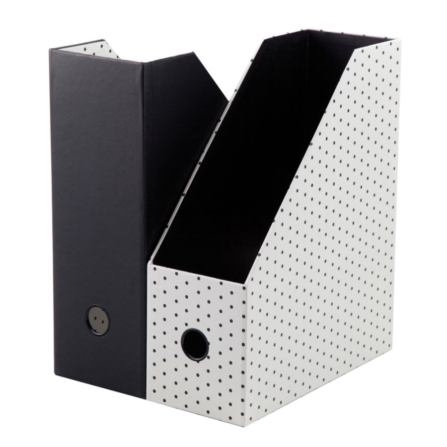 See Jane Work Paperboard Magazine File, Assorted Dots