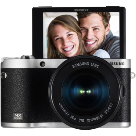 Samsung NX300M 20.3-Megapixel Mirrorless Camera With Lens Kit, UW2891